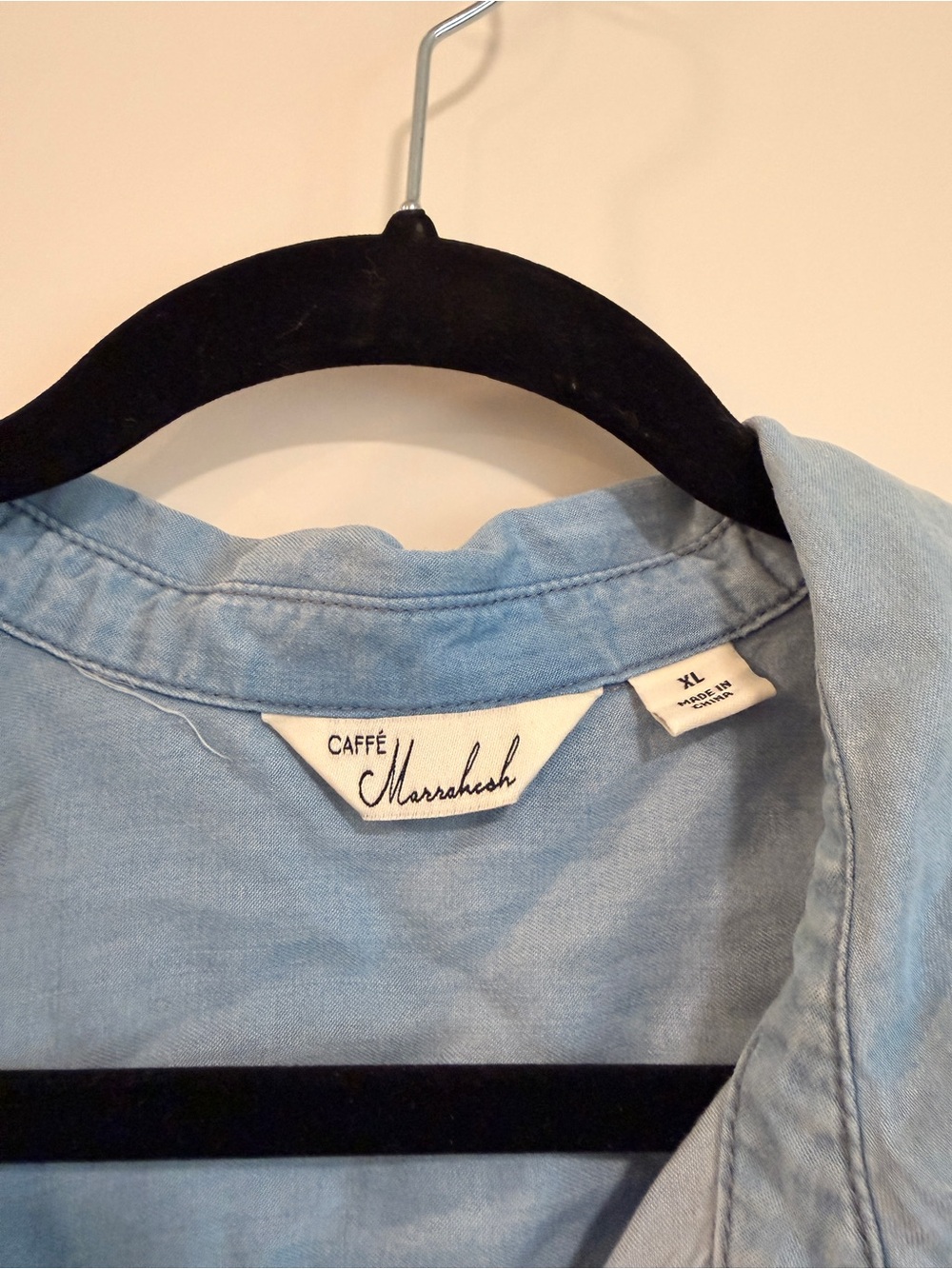 Light Blue Denim Shirt Mini Dress with Tie-Dye Hem - Women - Picture 2 of 7